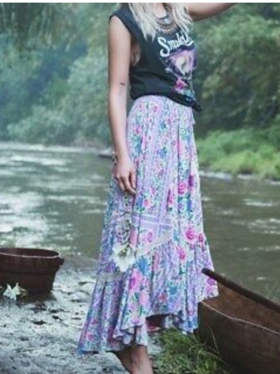 Spell Dresses & Skirts - Spell Babushka Maxi Skirt in Lavender